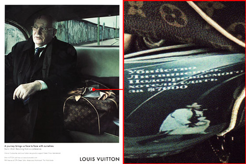 Mikhail S Gorbachev Louis Vuitton ad