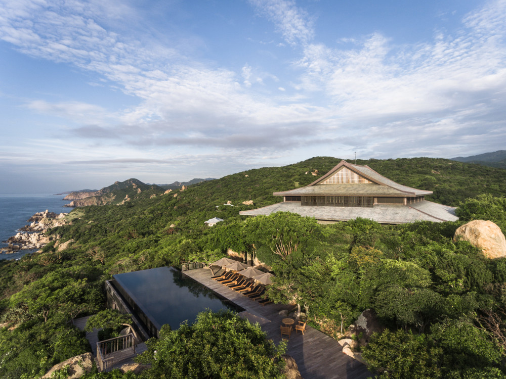 Amanoi Vietnam aerial view