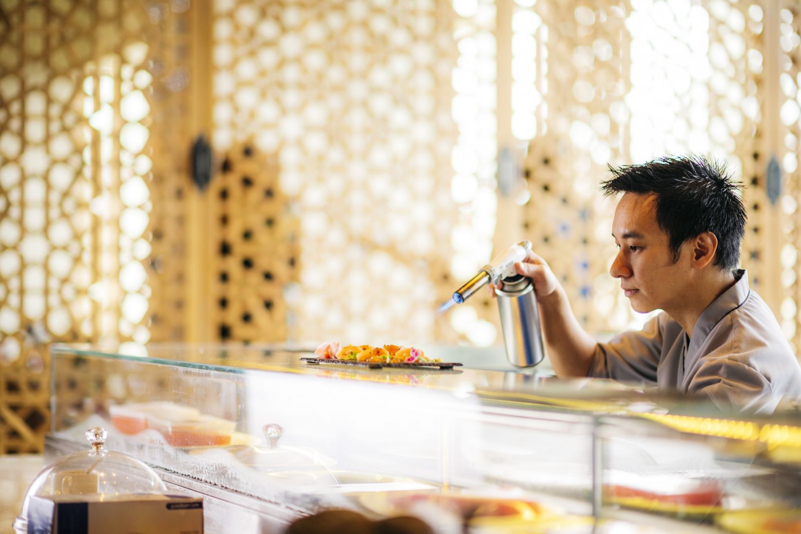 Culinary action at Izu Ritz-Carlton Bangalore