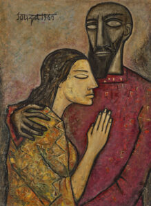 The Lovers, by F.N. Souza.