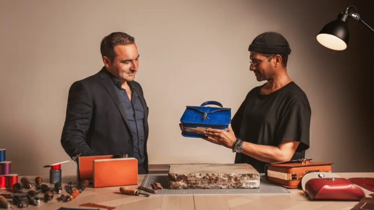 Franck Dahan CEO of Joseph Duclos with Ramesh Nair