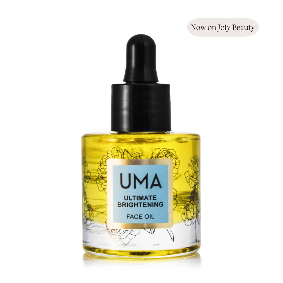 Uma Brightening Face Oil available on Joly Beauty