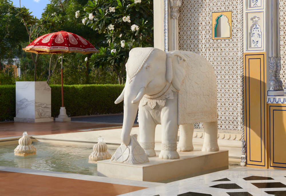 The Leela Palace Jaipur elephant