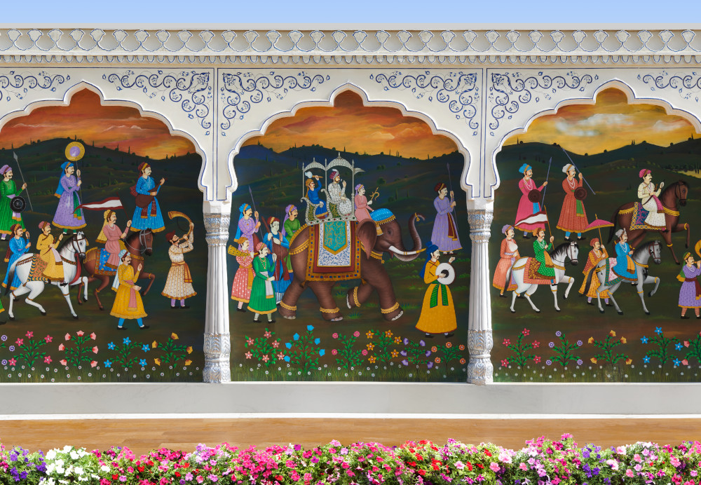 The Leela Palace Jaipur arayash paintings