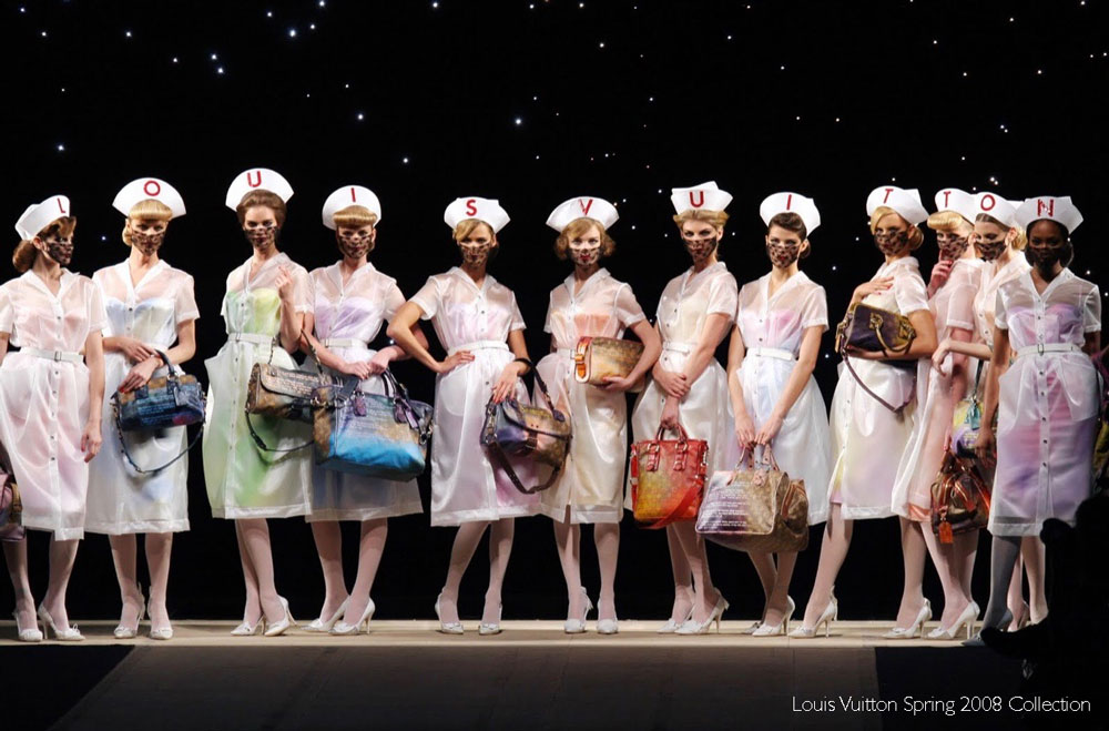 Louis Vuitton Spring 2008 collection with masks