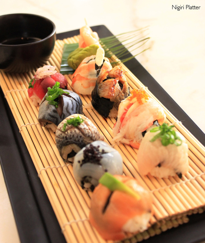 Nigiri Platter, Dashanzi, Mumbai