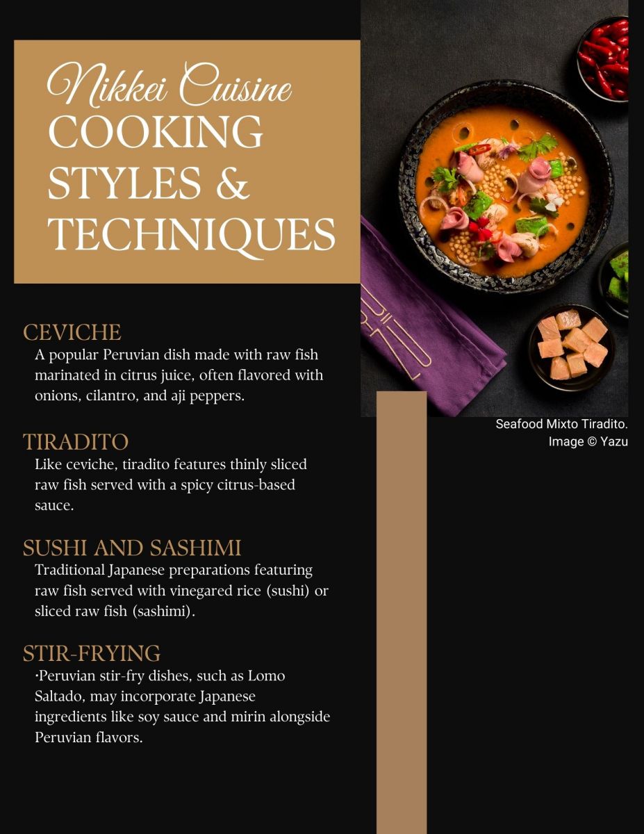 Nikkei cuisine cooking styles techniques