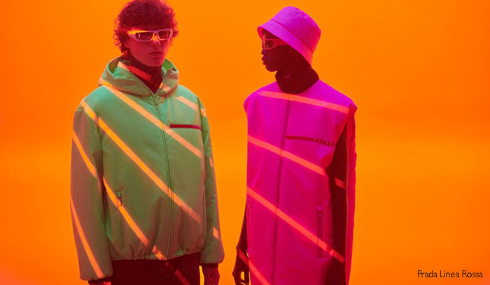 Prada Linea Rossa made with nanotechnology