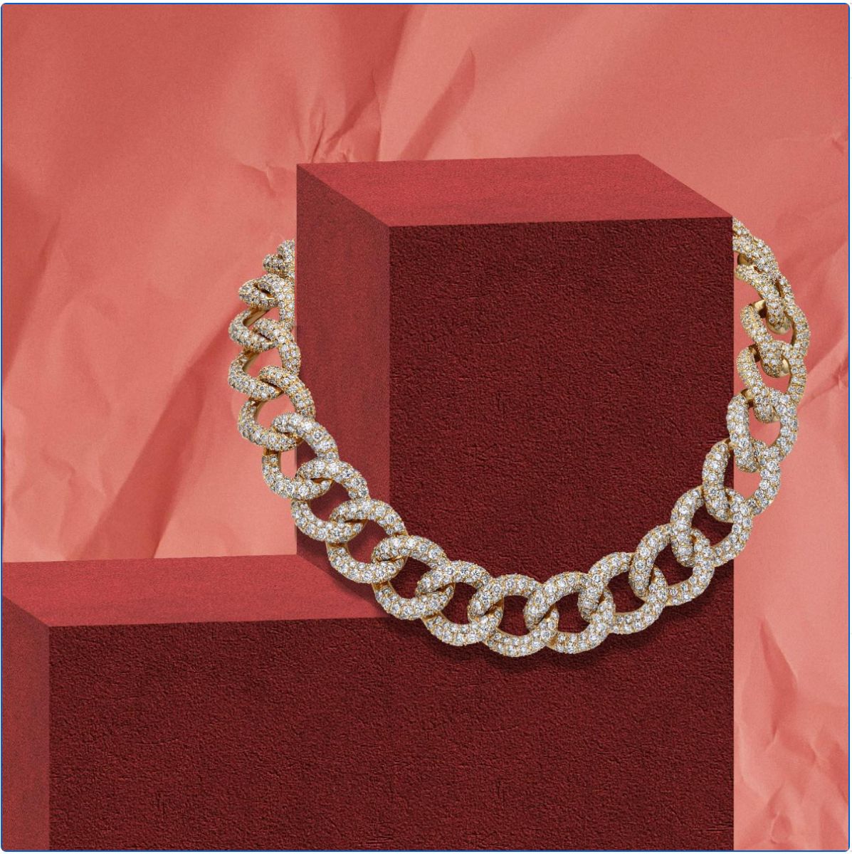 Renu Oberoi Diamond Chain Necklace