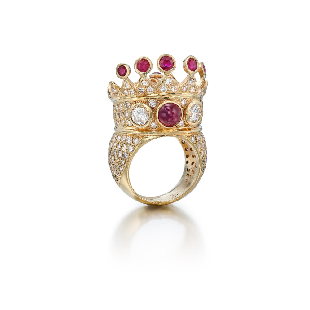 Tupac Shakur Crown Ring Sotheby's