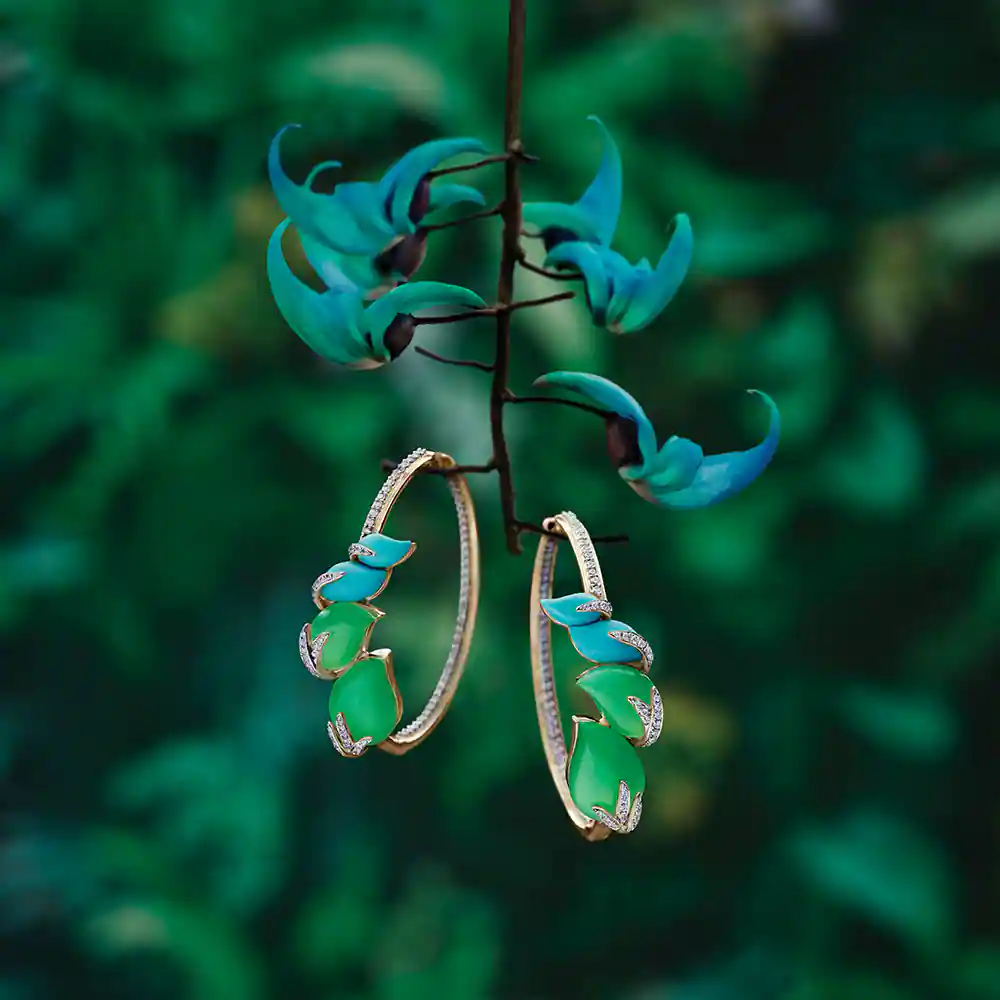 Zoya Jade Vine earrings