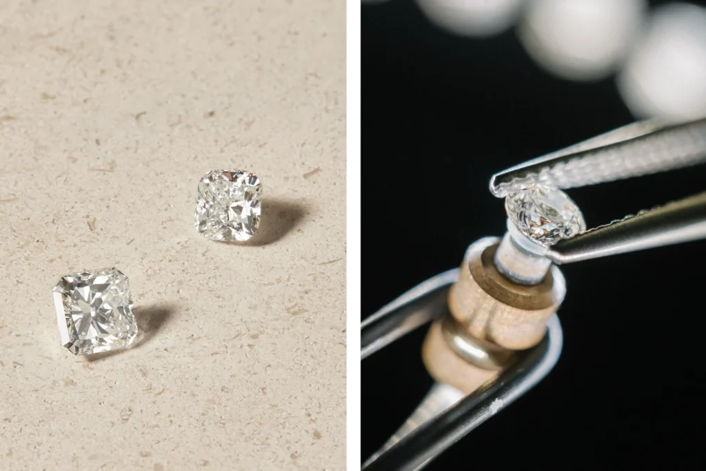 Lab grown diamond grading system