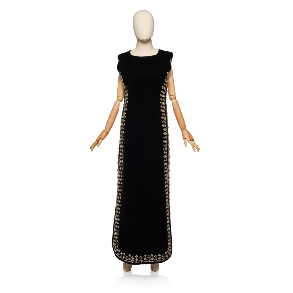 Balenciaga HC black Chasuble evening gown