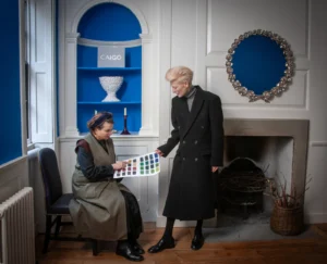 Marianna Kennedy and Tilda Swinton for Christie's Paris