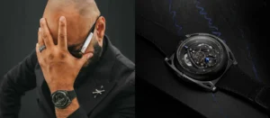 Swizz Beatz wearing De Bethune DB Kind of Two GMT