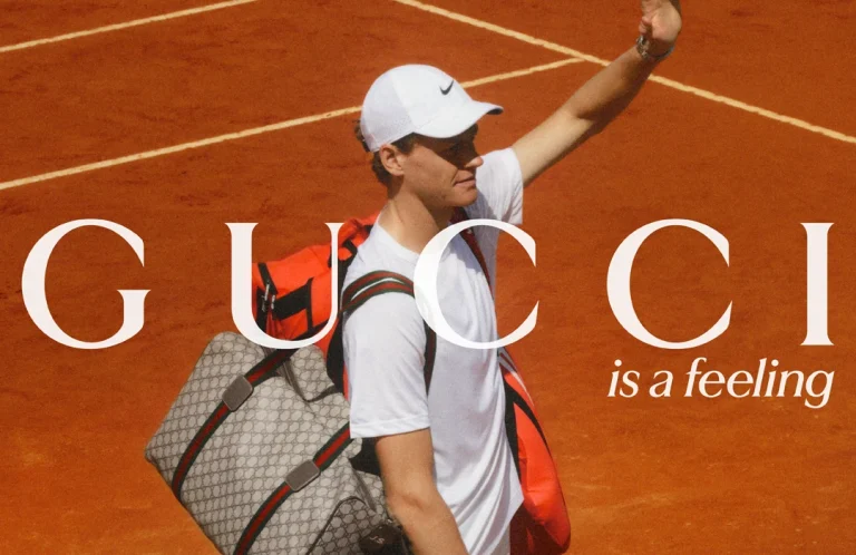 Jannik Sinner Gucci campaign