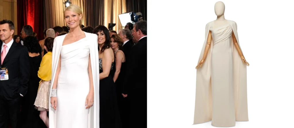 Gwyenth Platrow white Tom Ford gown FI