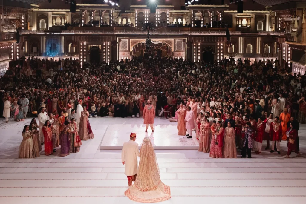 Jaimala ceremony at Ambani wedding
