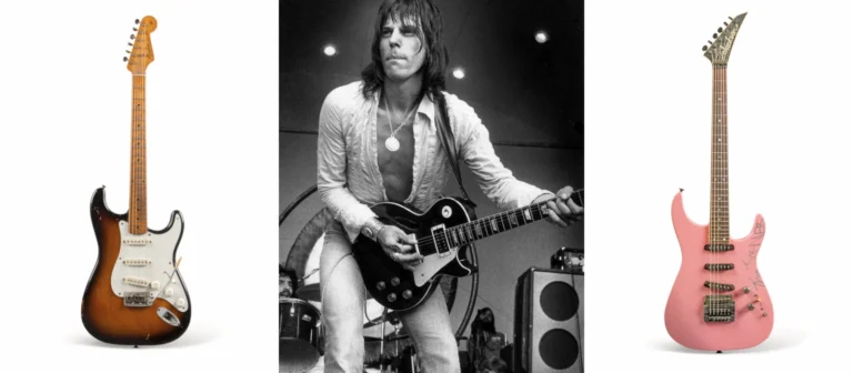 Jeff Beck and his guitars
