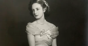 Lady Elizabeth Longman in the royal bridesmaid dress