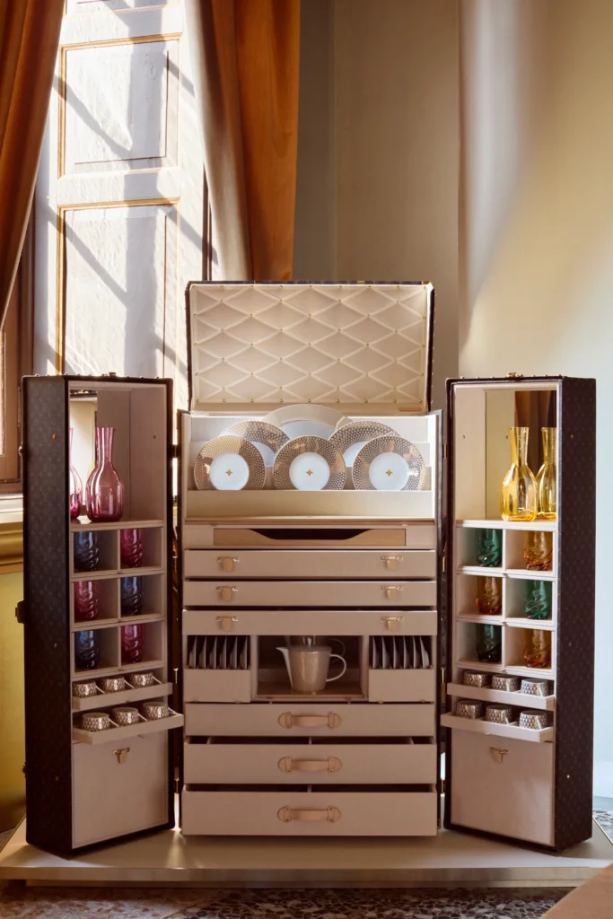 Louis Vuitton Dining Set trunk