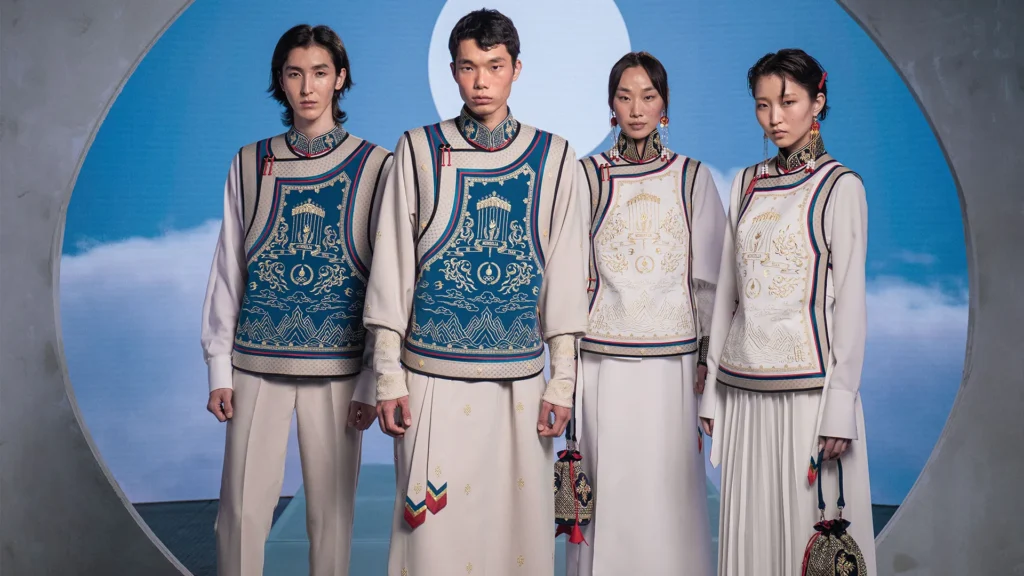 Team Mongolia uniforms Olympics 2024
