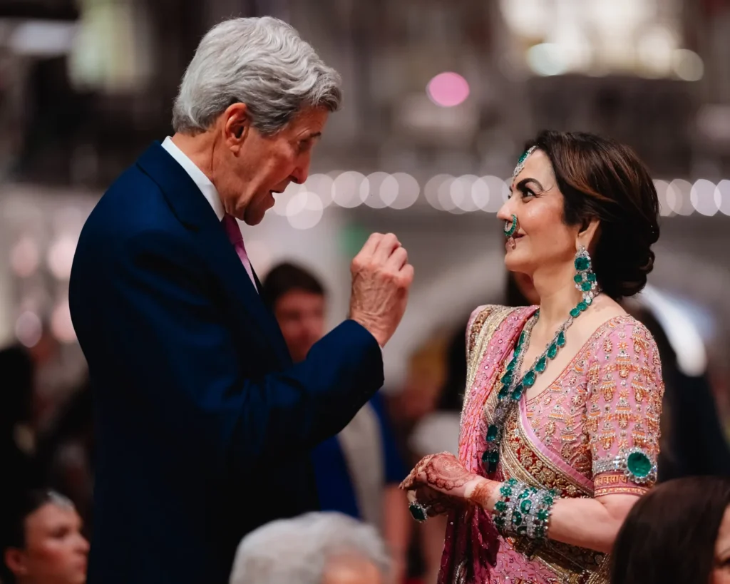 John Kerry Nita Ambani