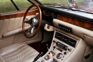 Luxury elegant car interiors