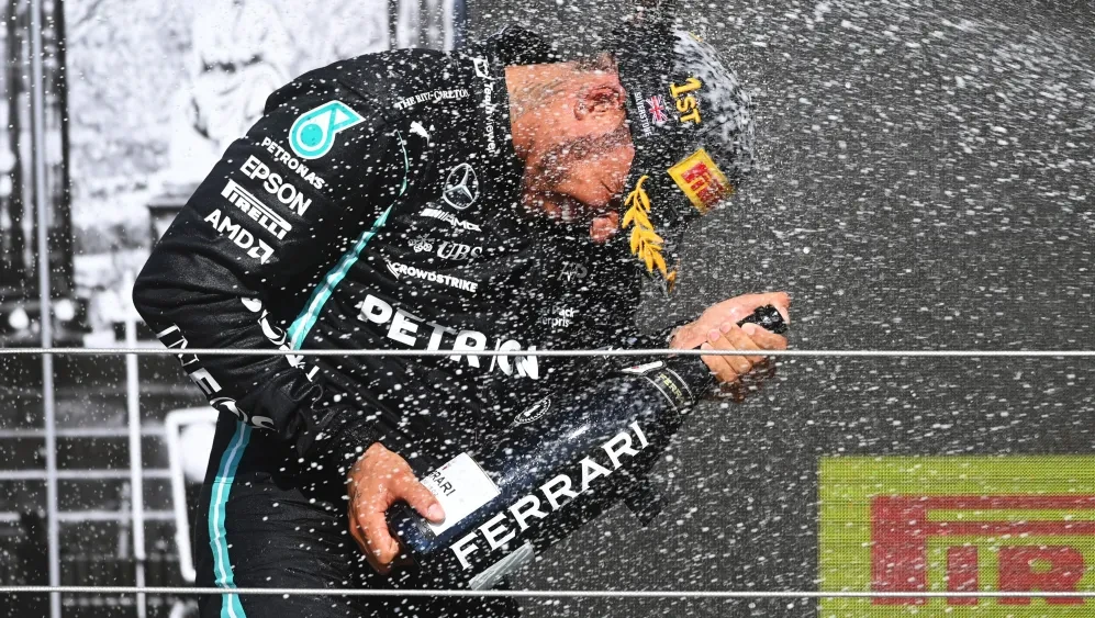 Lewis Hamilton Ferrari wine