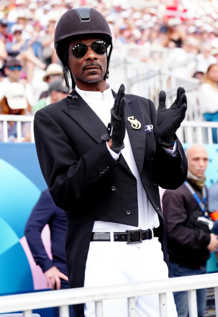 Snoop Dogg equestrian outfit Olympics 2024
