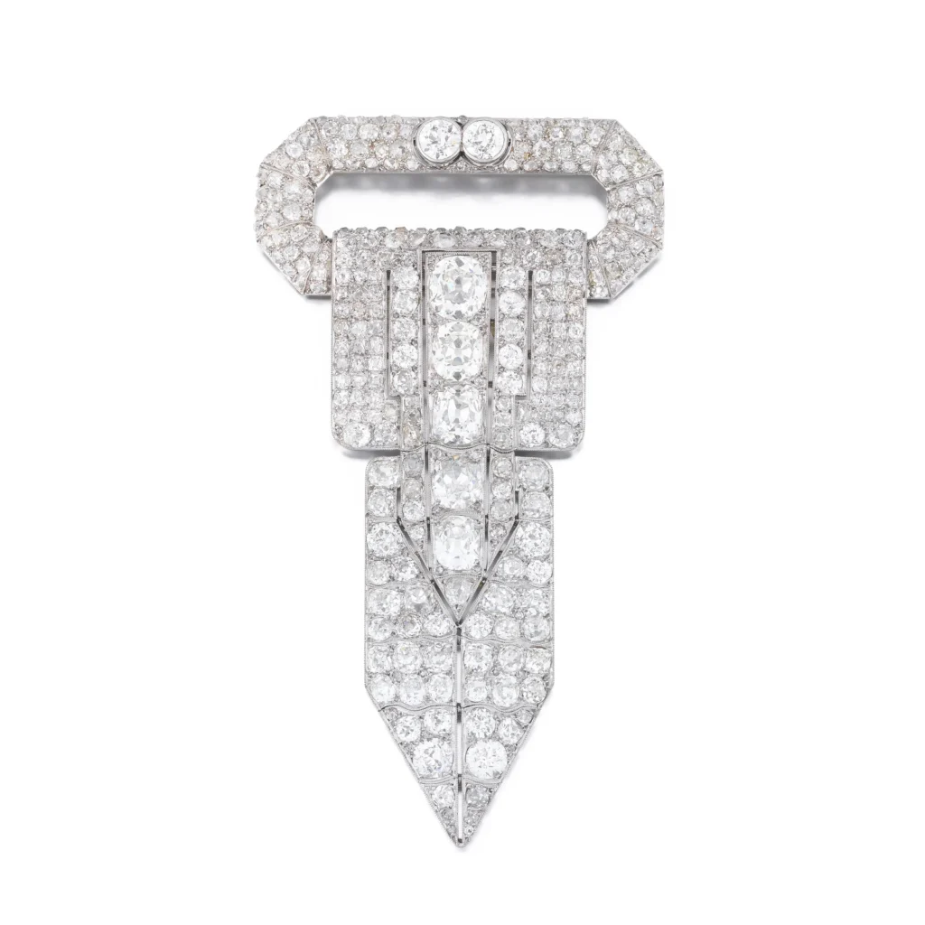 Sotheby's Paris, A 1929 Chaumet Diamond brooch