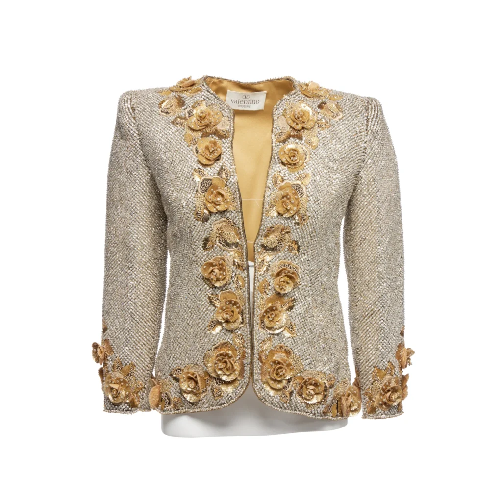 Valentino haute couture Swarovski Crystal evening jacket Autumn-Winter 1989