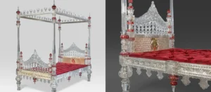 Victorian crystal bed for Indian royalty